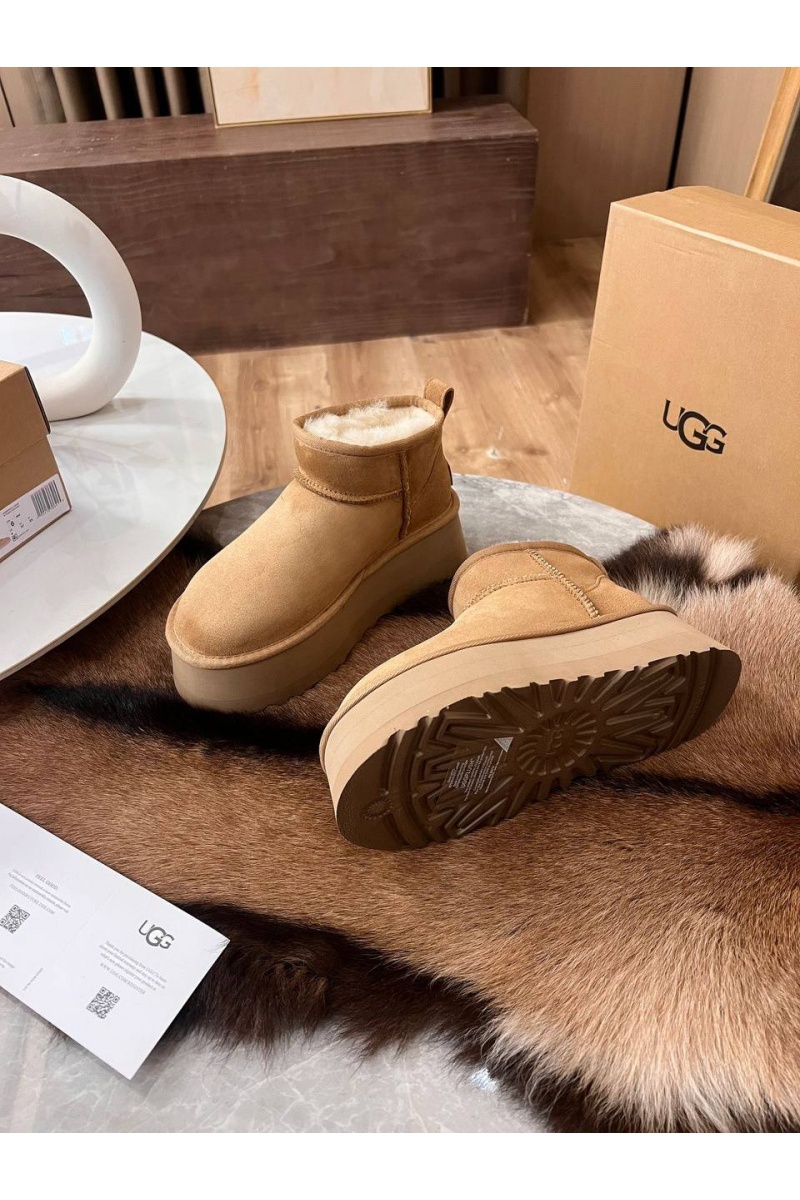 UGG Женские ботинки Classic Ultra Mini Platform - Chestnut