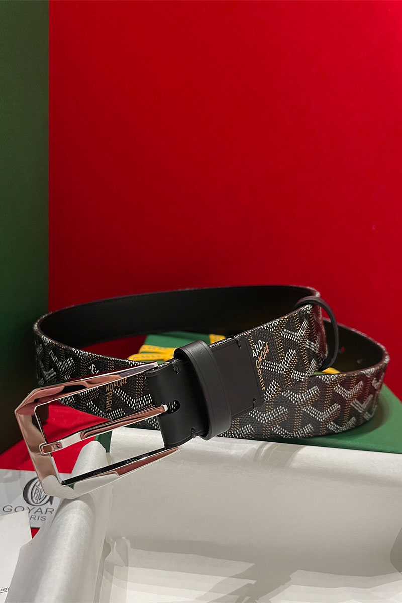 Designer Clothing Кожаный ремень Goyard Florida Goyardine premium 