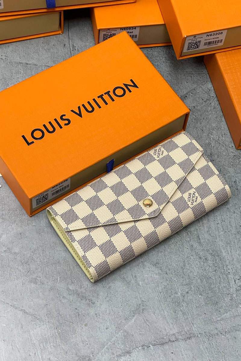 Lоuis Vuittоn Кожаный кошелек Sarah Premium 19x10.5x2.5 см