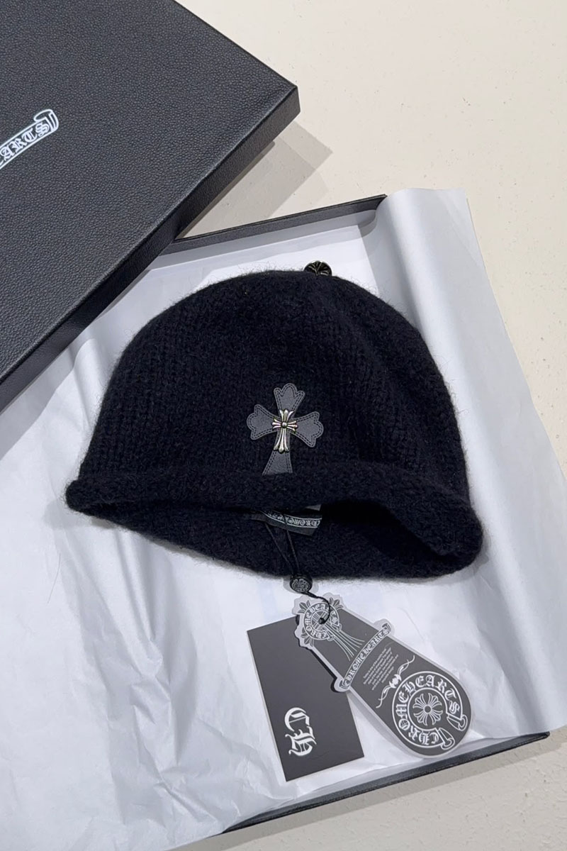 Chrome Hearts Шапка чёрного цвета 