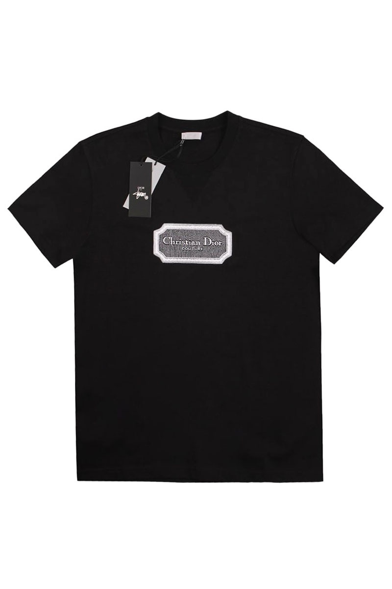 Dior Белая футболка logo-embroidered