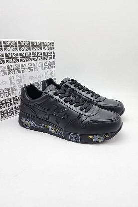 Кожаные кроссовки Mick - Black