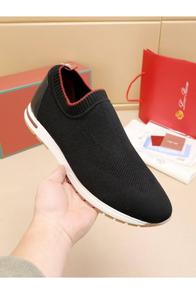 Loro Piana Мужские текстильные кроссовки Lp Flexy Active - Navy