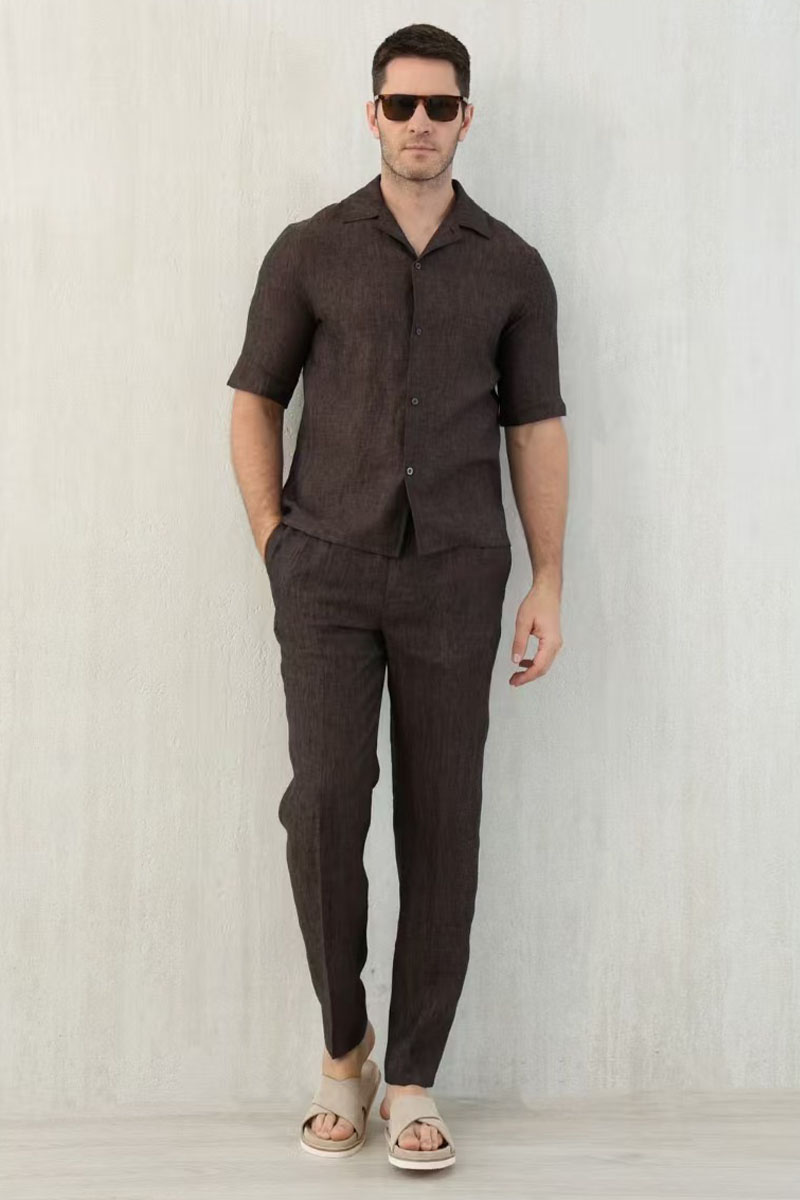 Brunеllо Сuсinеlli Льняные брюки Premium - Brown