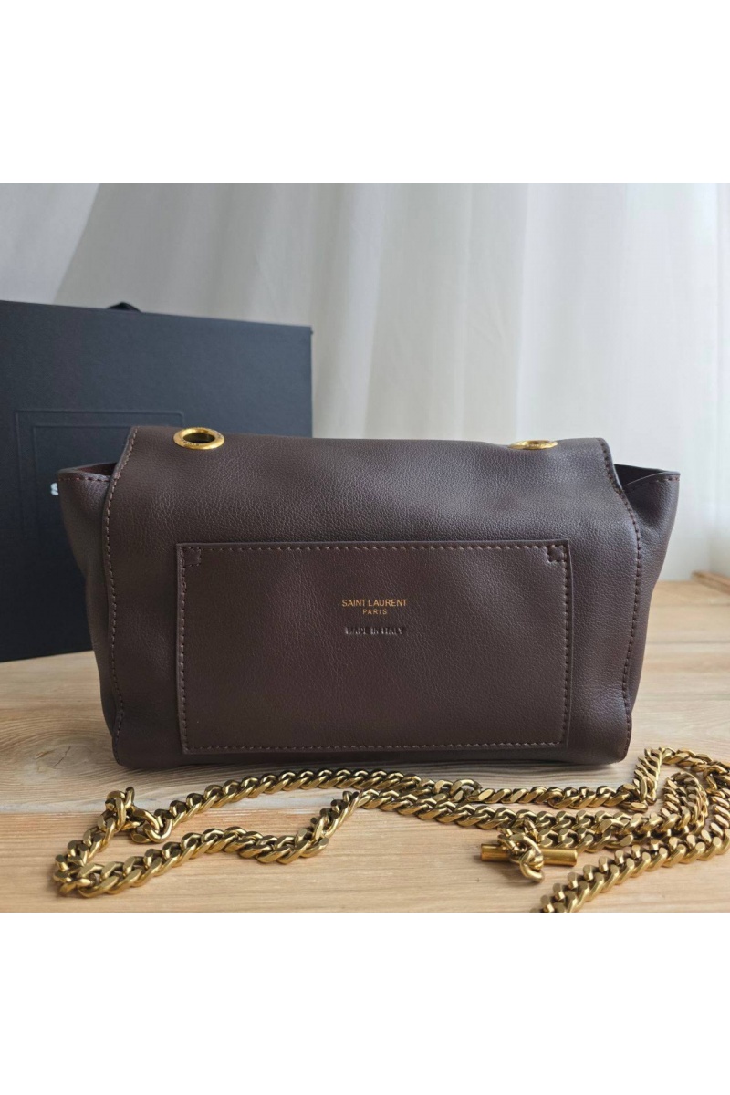 Yves Saint Laurent Кожаная сумка Kate 25x14 см