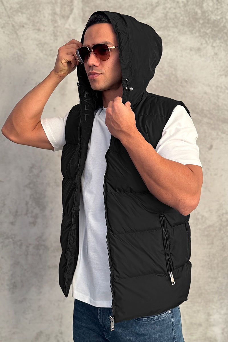 Emporio Armani EA7 Мужской чёрный жилет