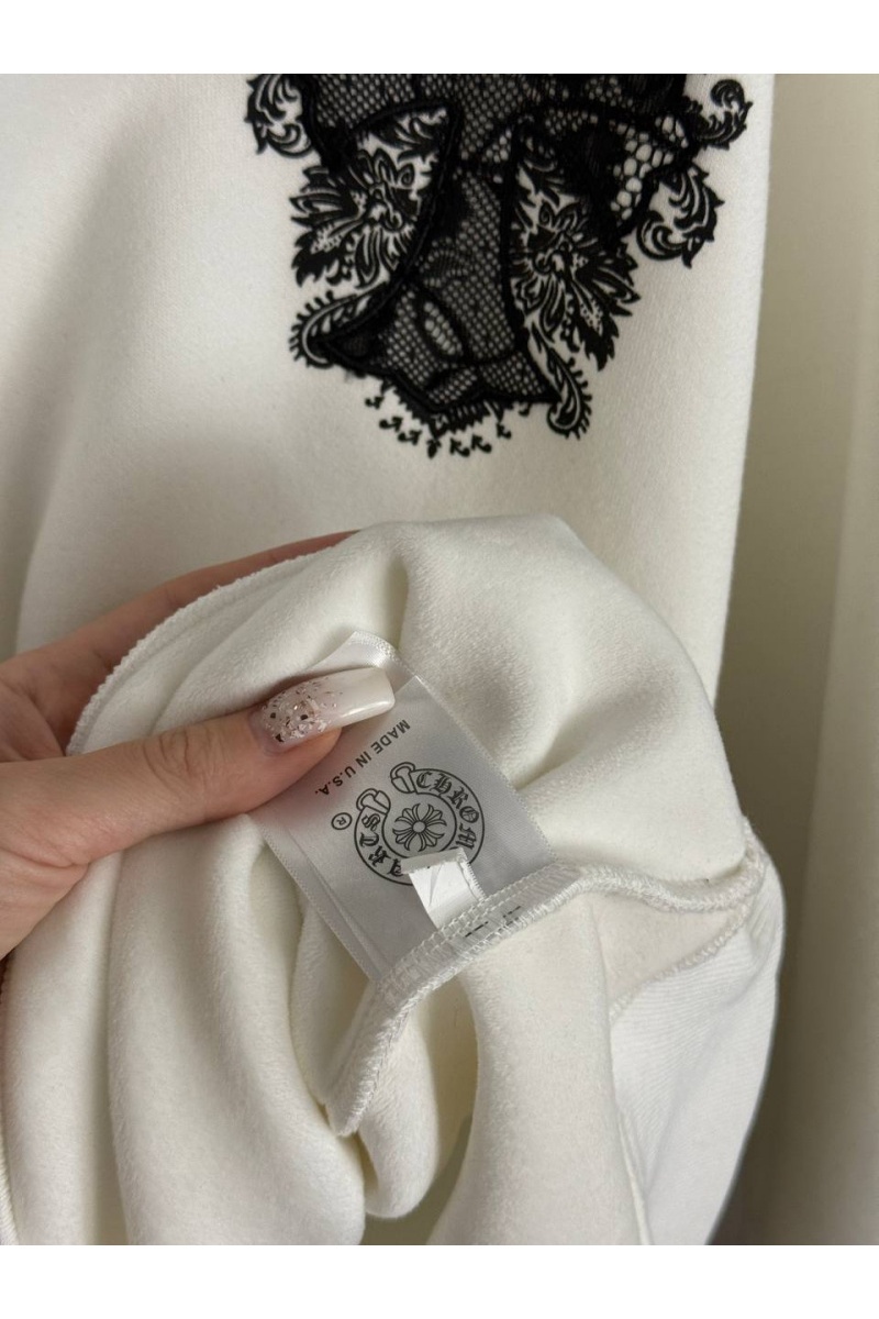 Chrome Hearts Женские свитшот на флисе Premium - White