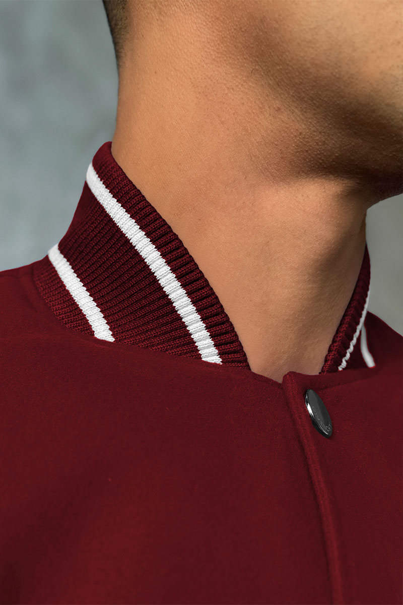 Givenchy Мужской бомбер Varsity logo-embroidered - Red / White