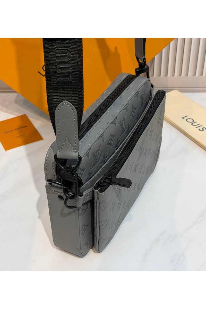 Lоuis Vuittоn Кожаная сумка Trio premium 25x18.5x7 см