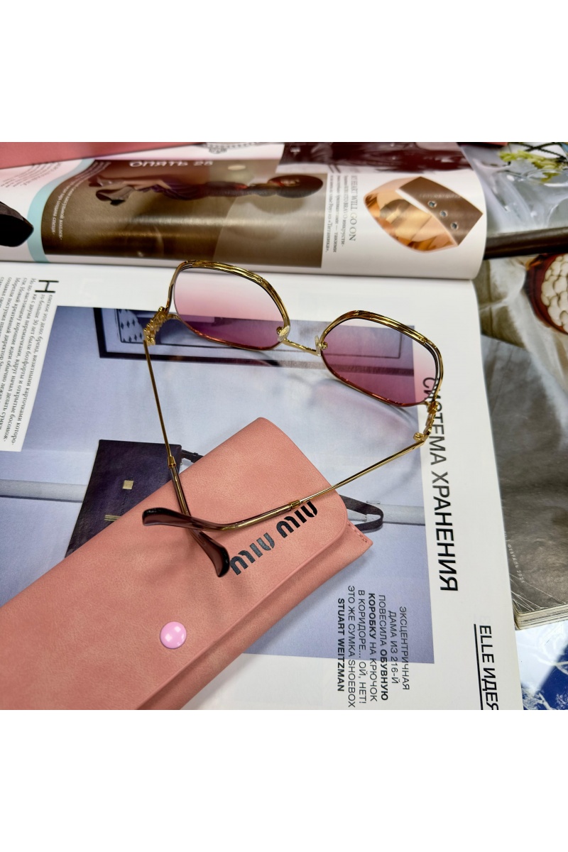 MIU MIU Женские солнцезащитные очки Glimpse