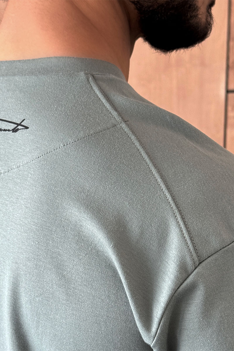 Y-3 Yohji Yamamoto Мужская зелёная футболка 