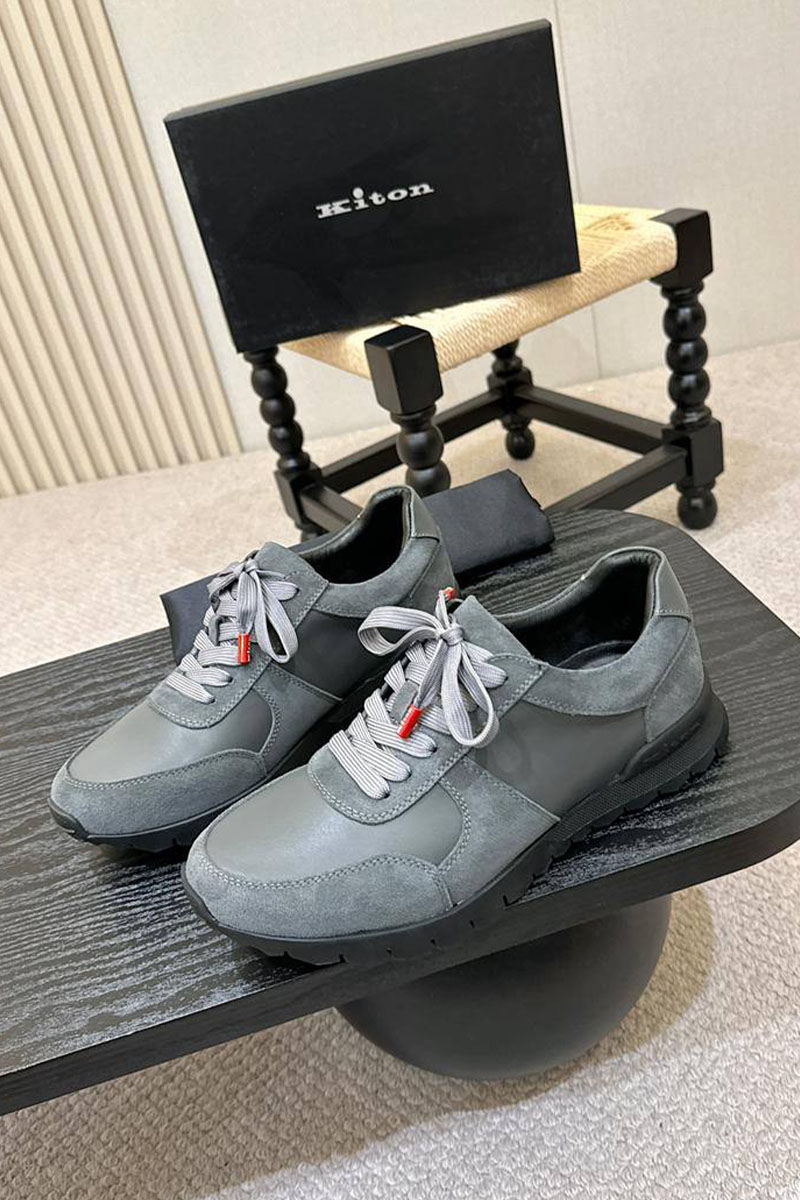 Kiton Мужские комбинированные кроссовки 