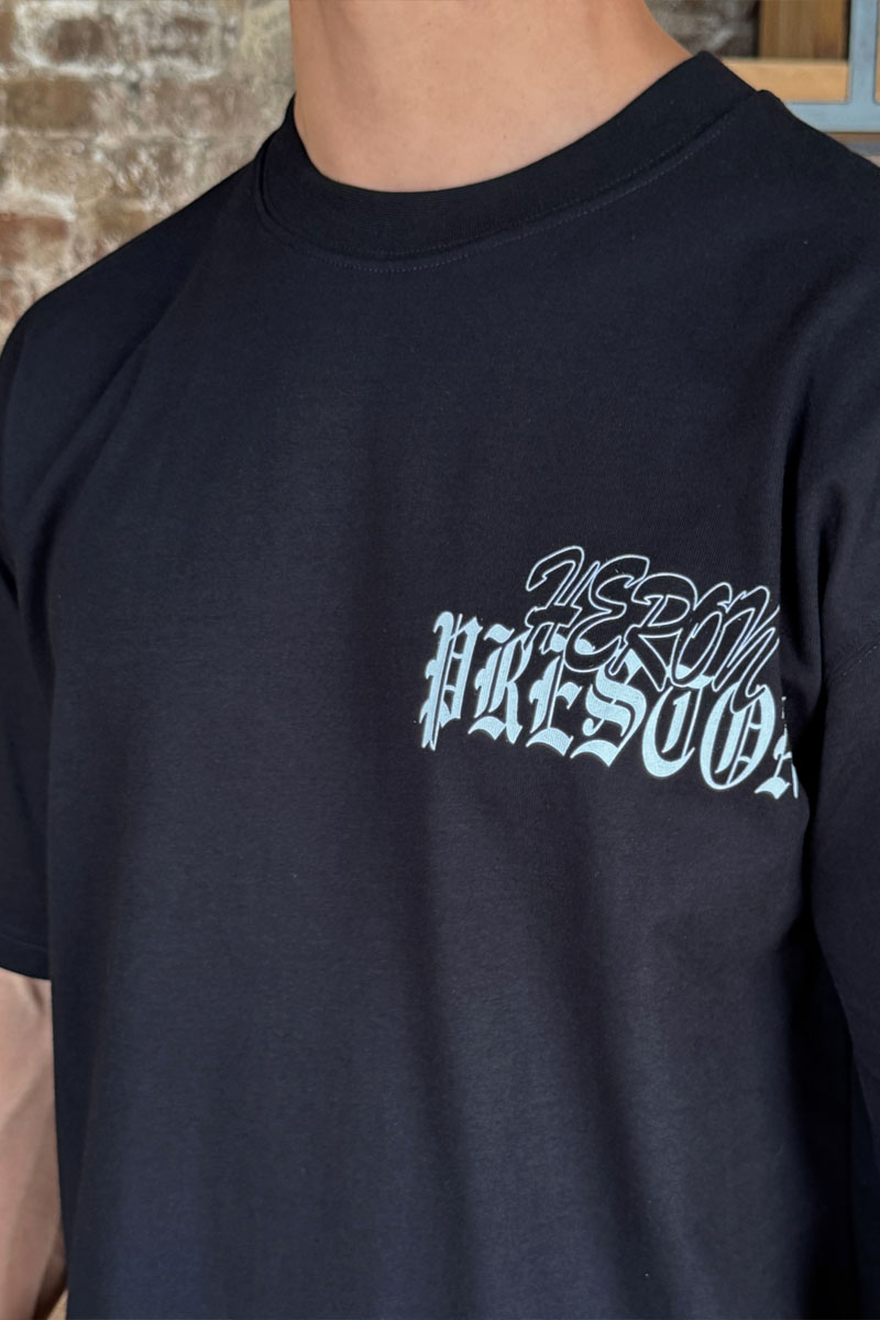 Heron Preston Чёрная оверсайз футболка