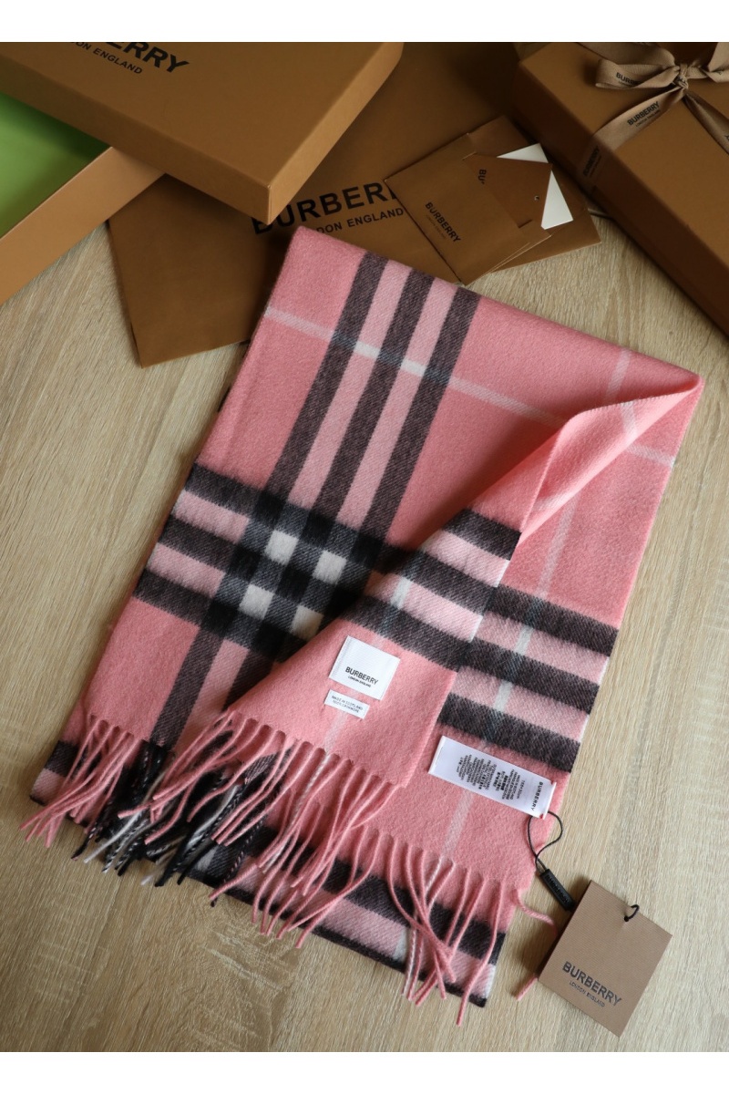 Burberry Шарф Check premium 168x30 см - Pink
