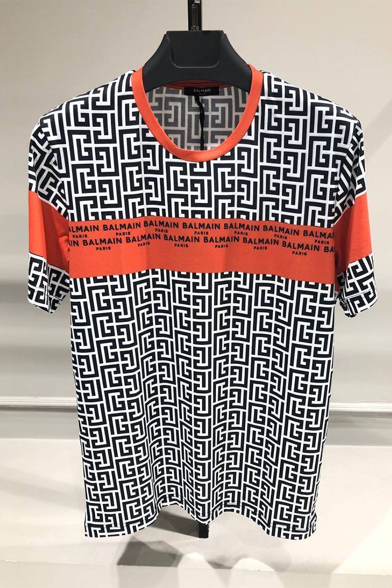 Balmain Мужская футболка monogram-print