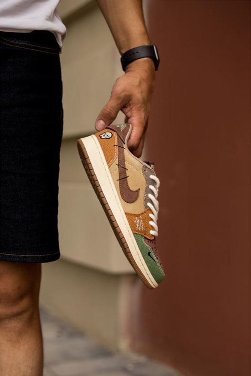 Nike Кроссовки Zion Williamson x AJ1 Low OG "Voodoo"