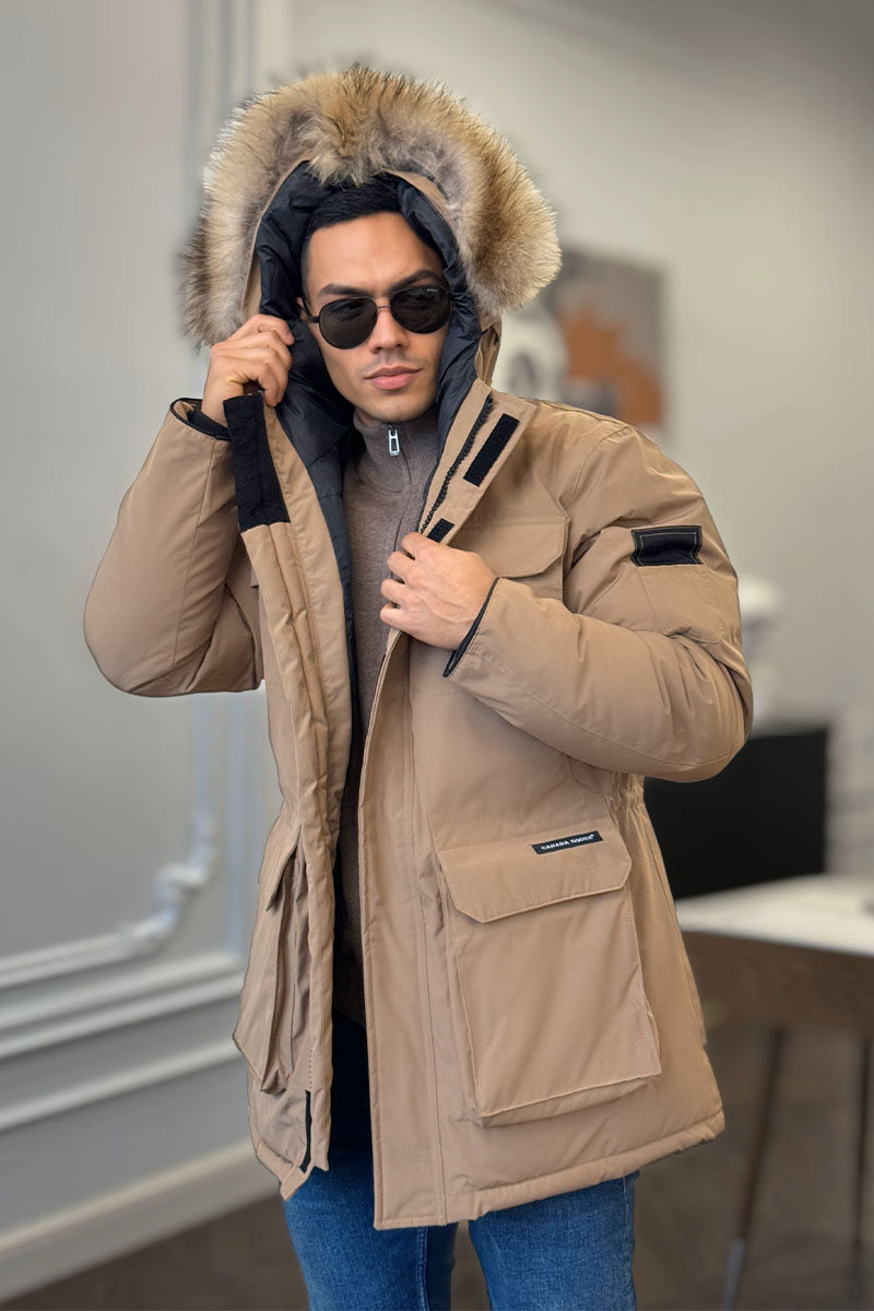 Canada Goose Мужская парка Expedition - Brown