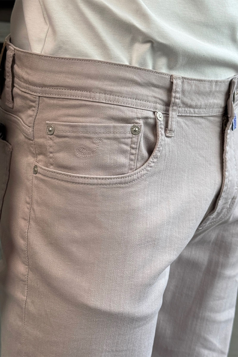 Jacob Cohen Мужские светло-бежевые джинсы