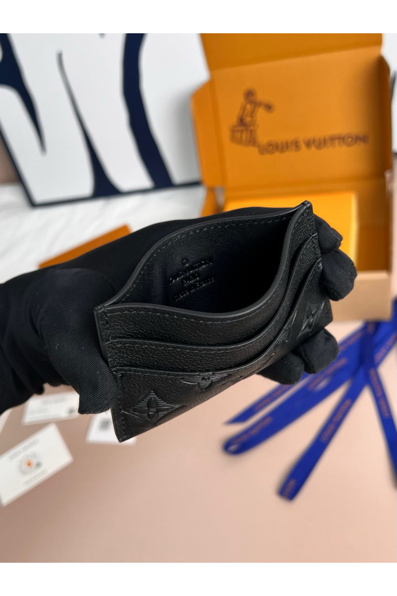 Lоuis Vuittоn Кожаный кардхолдер Premium 11x7x0.5 см