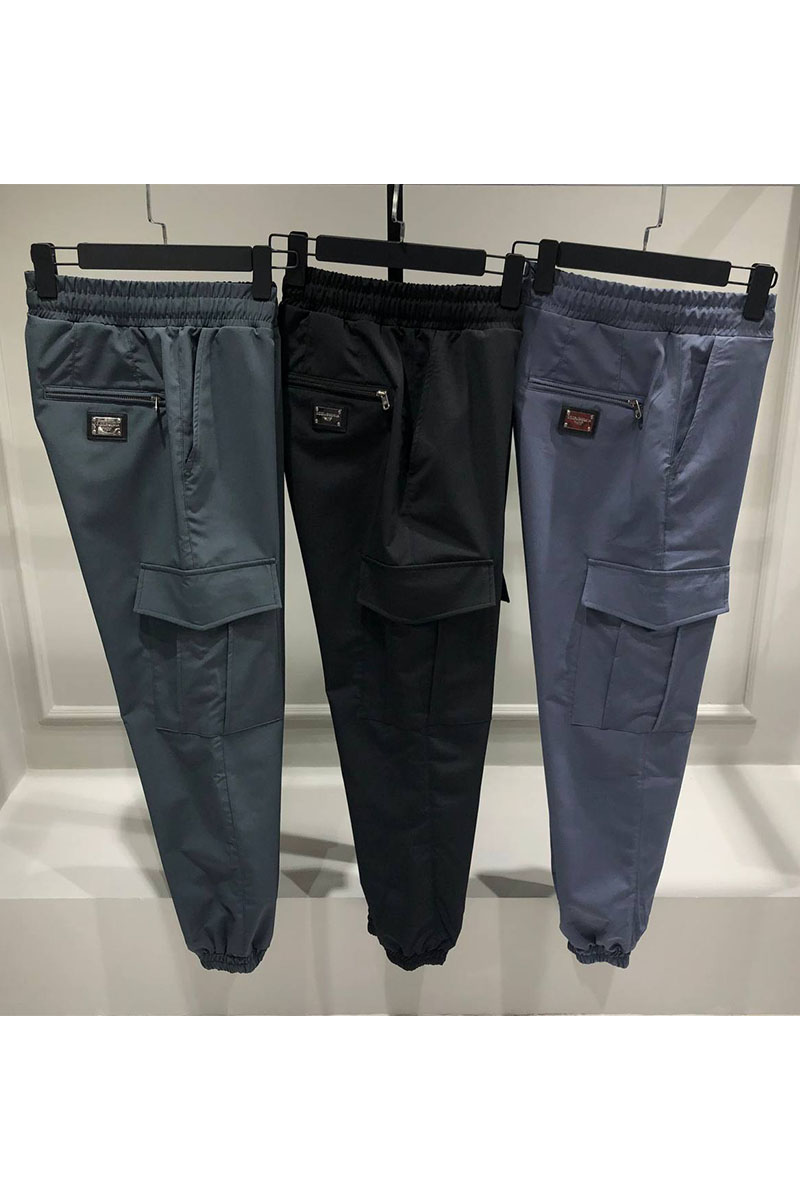 Dоlсе & Gаbbаnа Тёмно-серые джоггеры logo-plaque