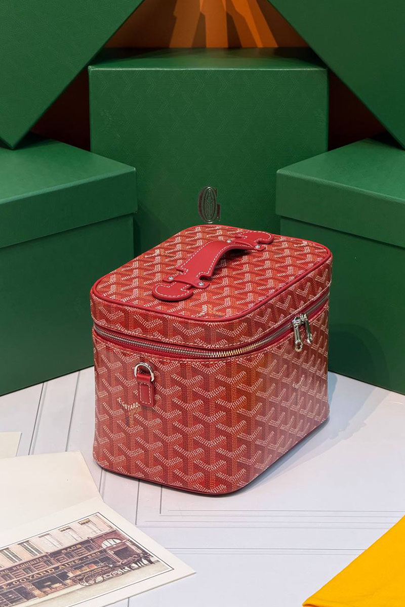 Designer Clothing Кожаная сумка Goyard Muse Vanity Case ​premium 20x16x14 см