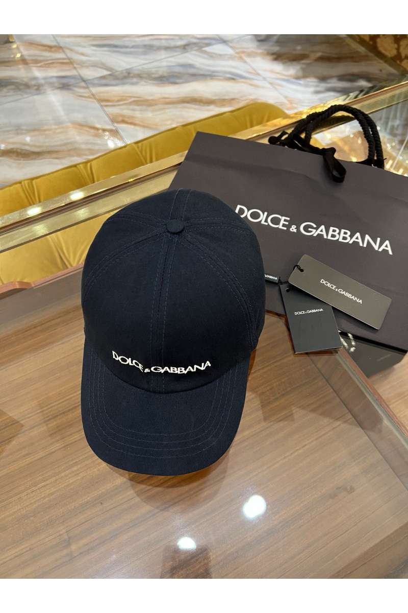 Dоlсе & Gаbbаnа Бейсболка синего цвета logo-embroidered