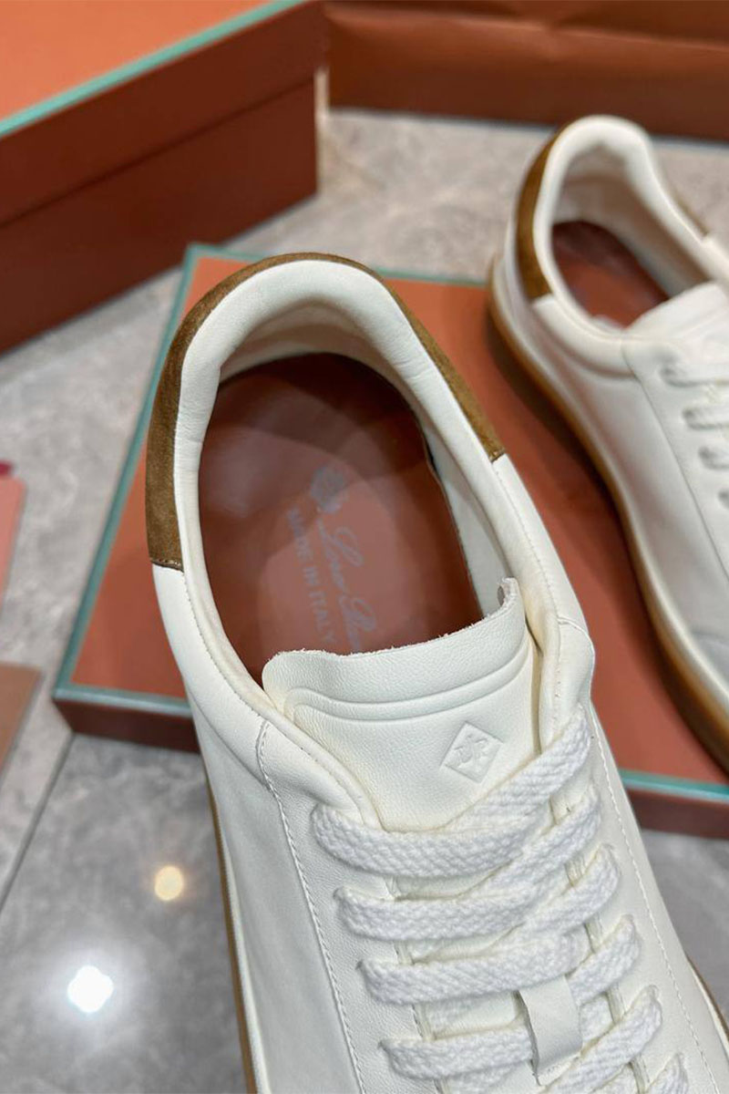 Loro Piana Мужские кроссовки Tennis Walk - White