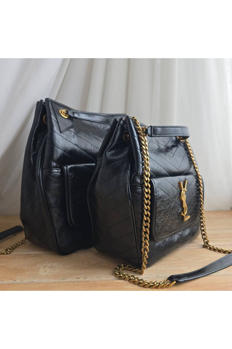 Yves Saint Laurent Кожаная сумка Niki 24x23 см