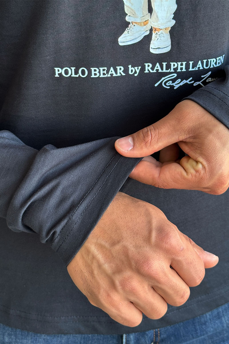 Polo Ralph Lauren Мужской лонгслив "Bear" - Navy