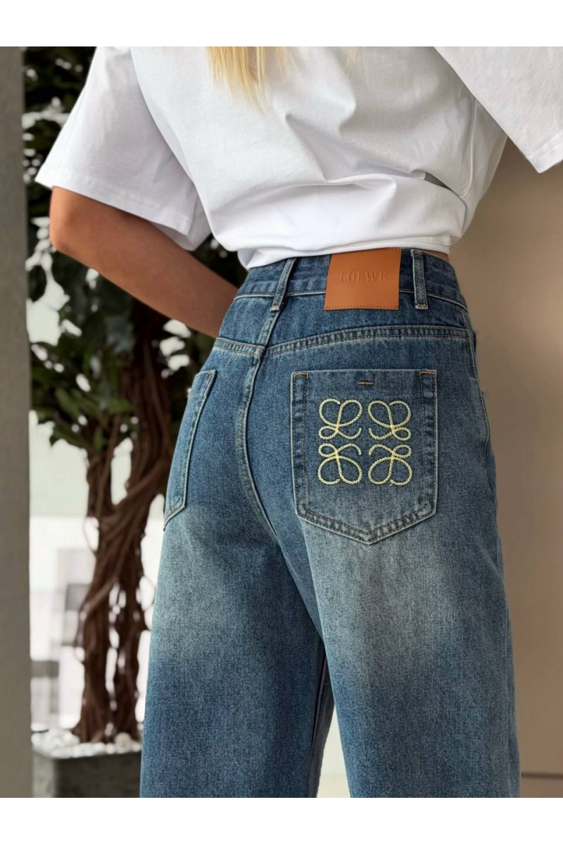Loewe Женские синие джинсы premium