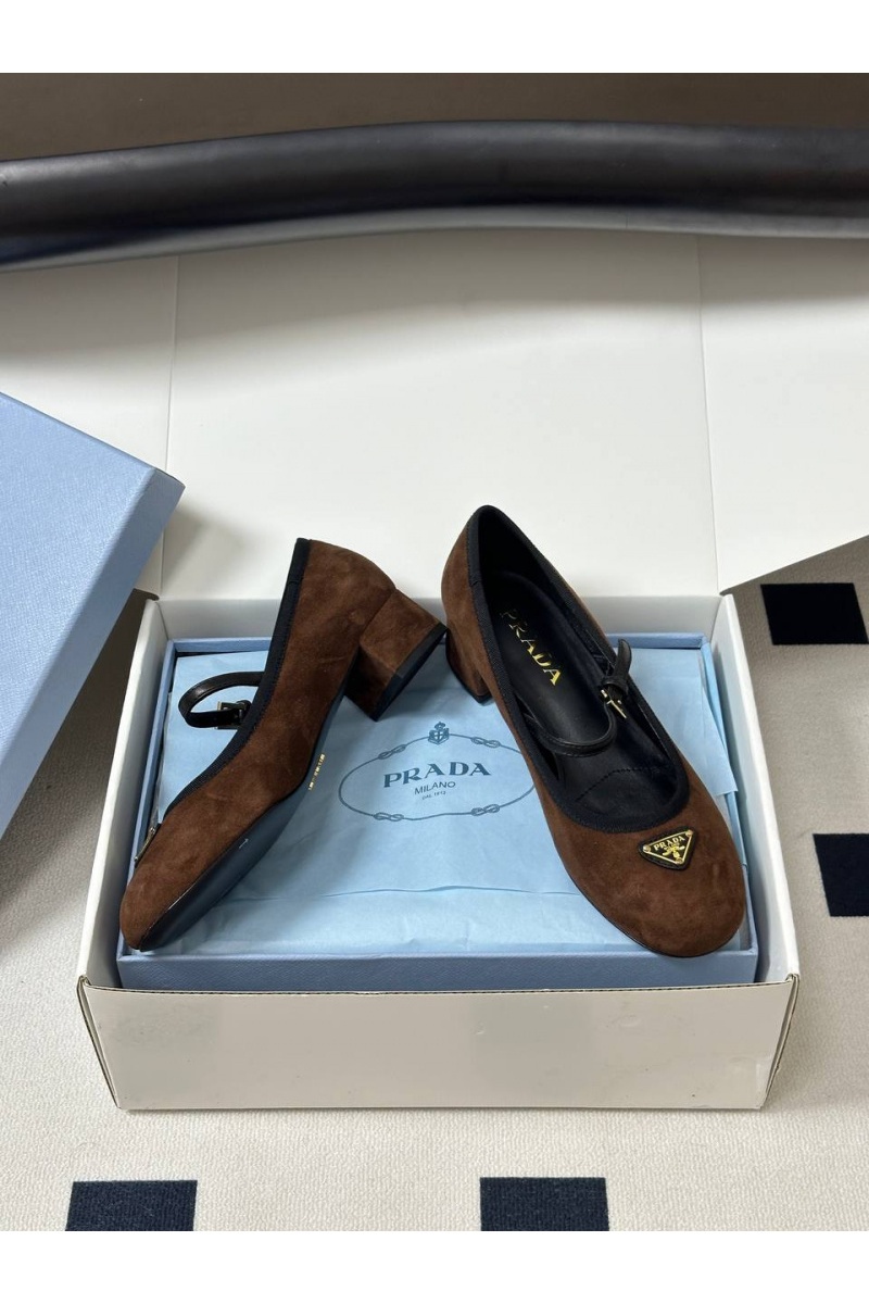 Prada Женские замшевые туфли premium