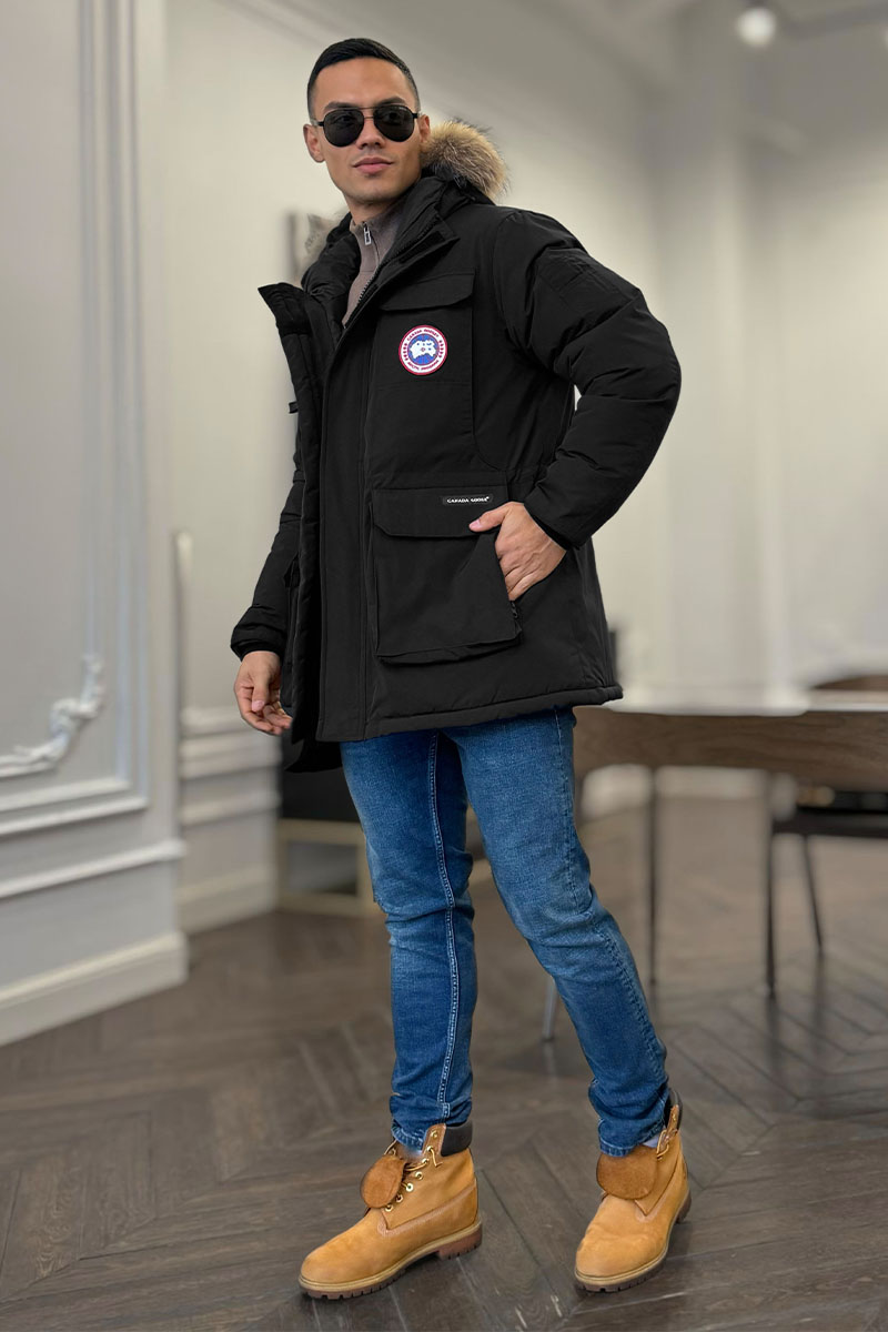 Canada Goose Мужская парка Expedition - Black