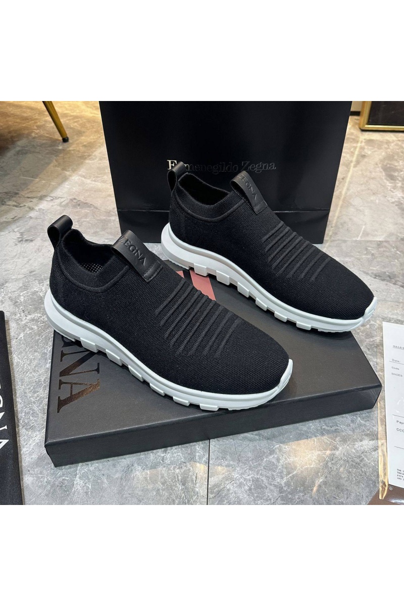 Zegna Мужские текстильные кроссовки