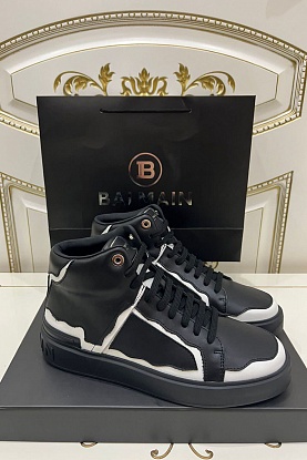 Кожаные кроссовки Paris High-Top