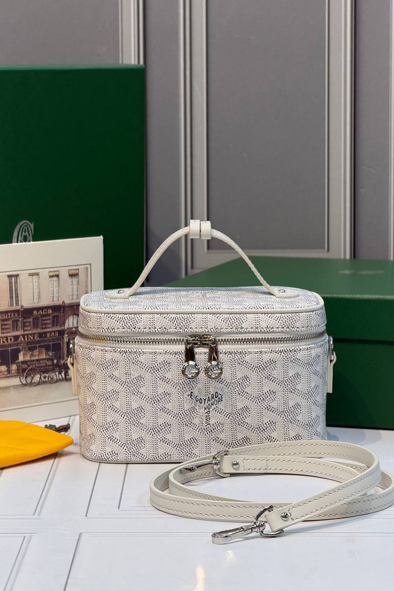 Designer Clothing Кожаная сумка Goyard Muse Mini Vanity ​premium 16,5x10,5x8 см