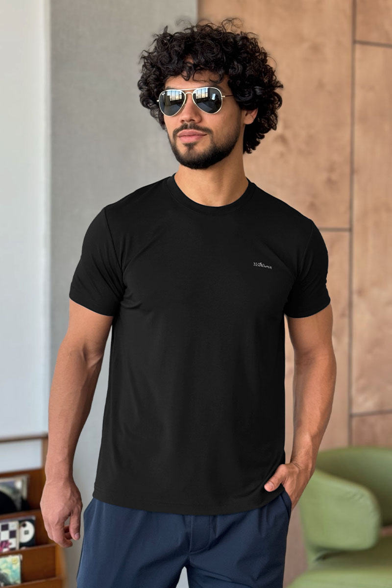 Kiton Мужская чёрная футболка 