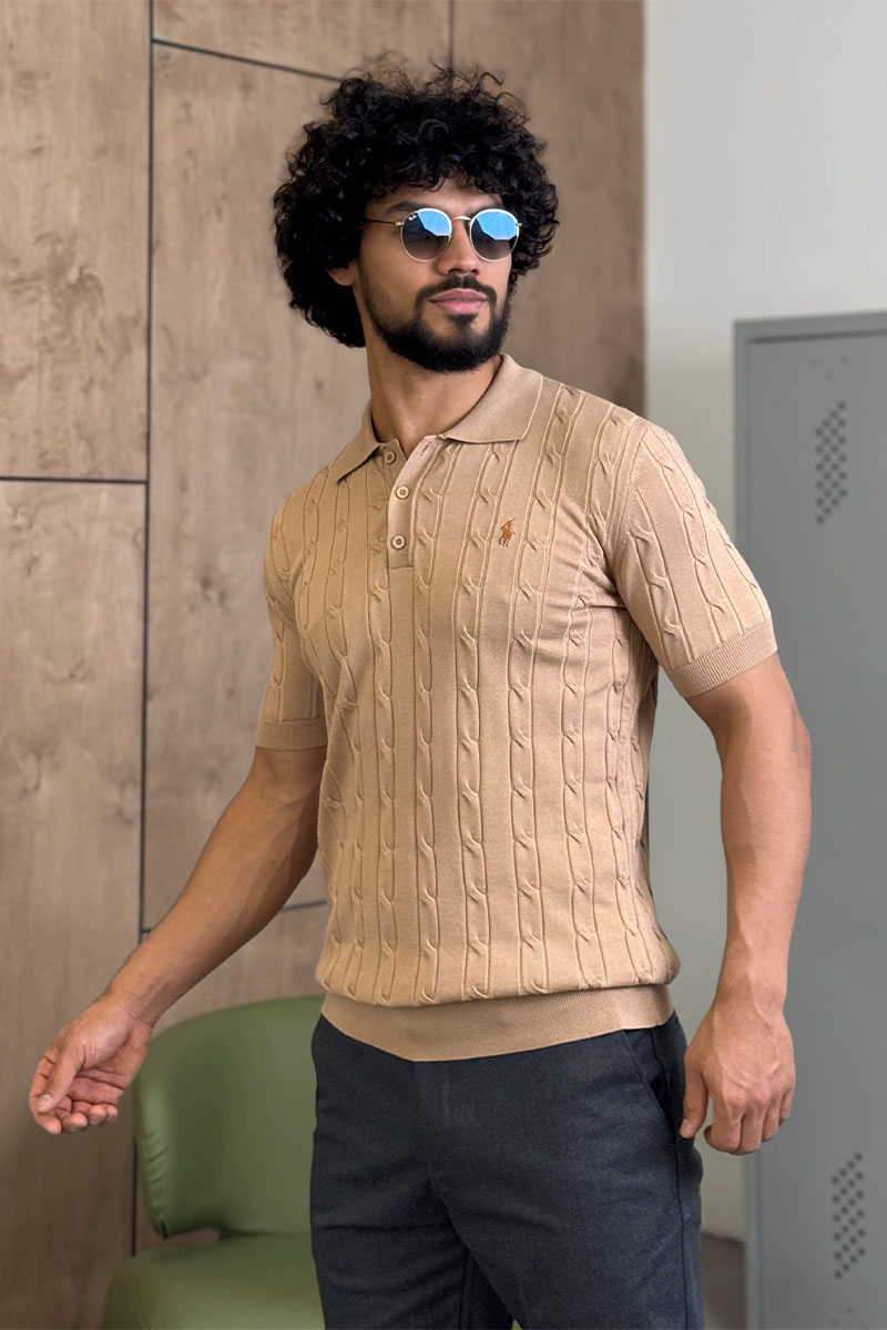 Polo Ralph Lauren Мужское бежевое поло 