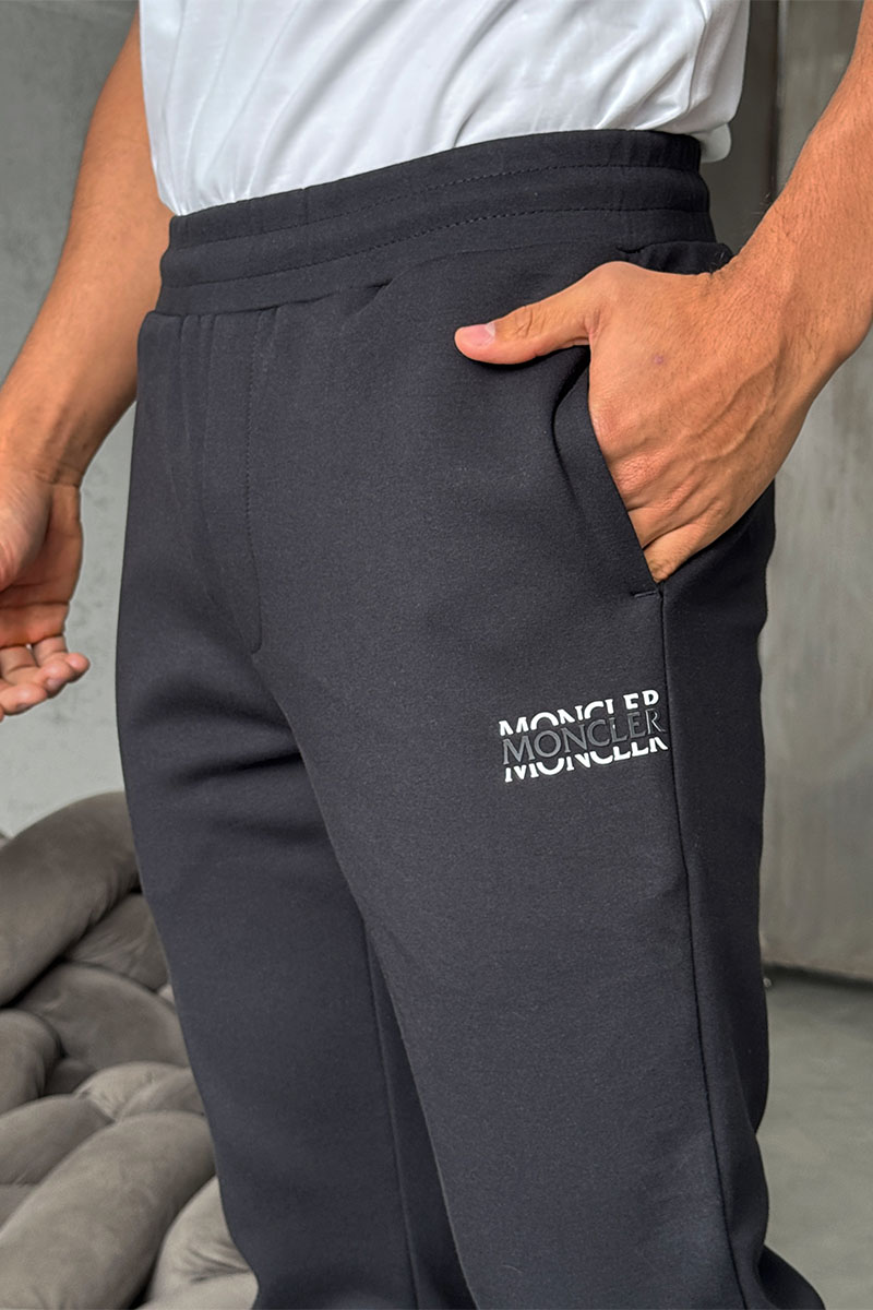 Moncler Чёрные спортивные штаны 