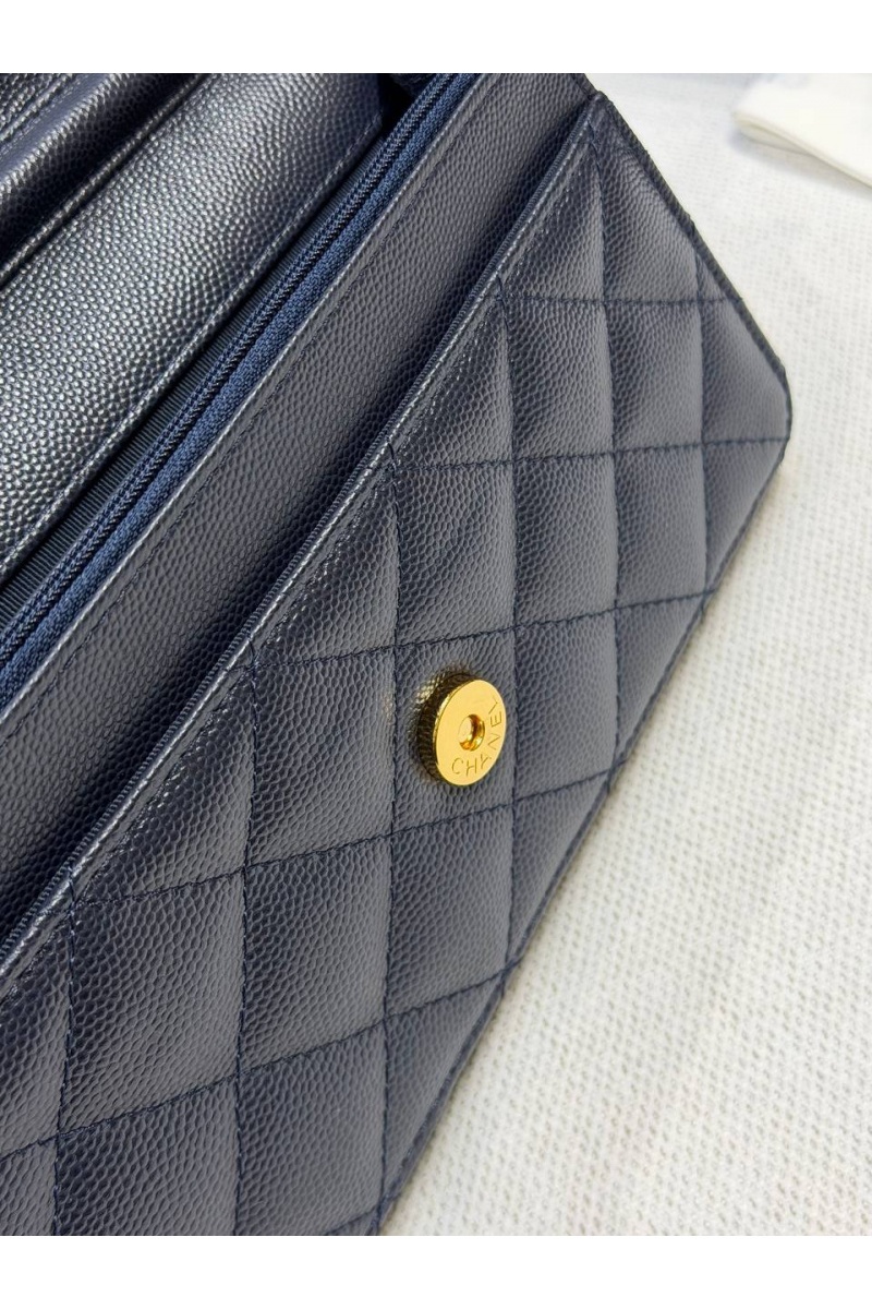 Chаnеl Кожаная сумка Wallet on Chain premium 19x12x4 см