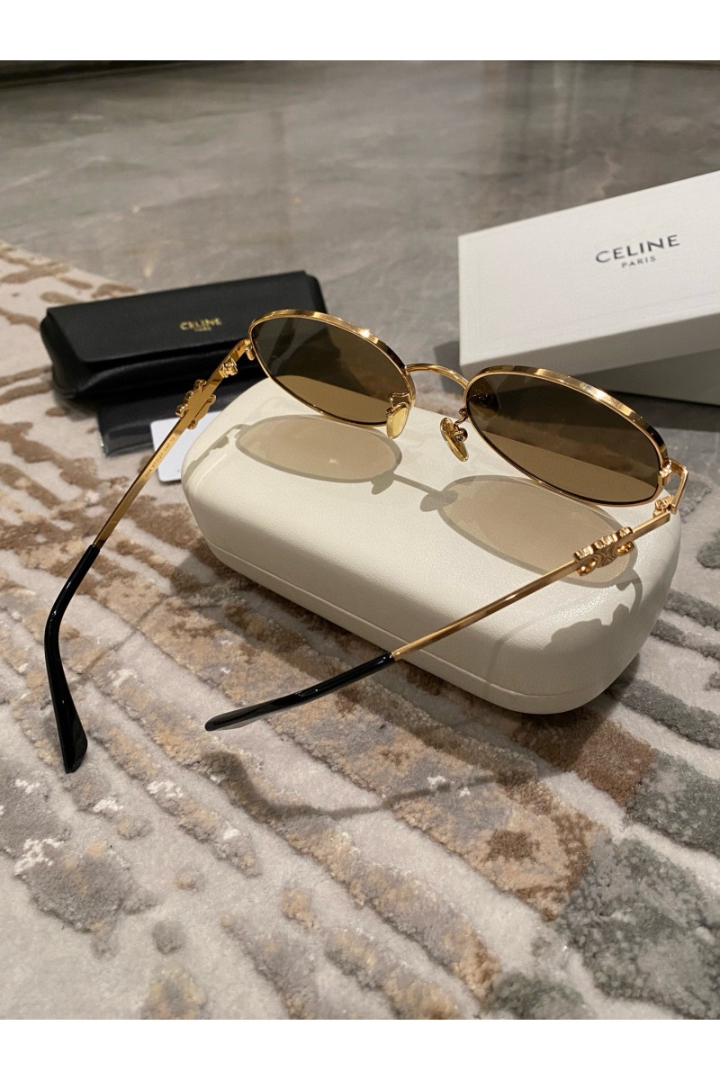 Celine Солнцезащитные очки Triomphe Metal