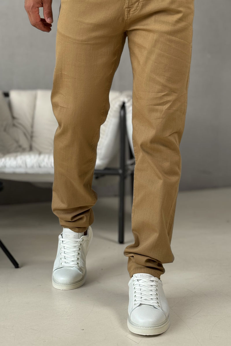 Brunеllо Сuсinеlli Мужские кроссовки grain leather - White