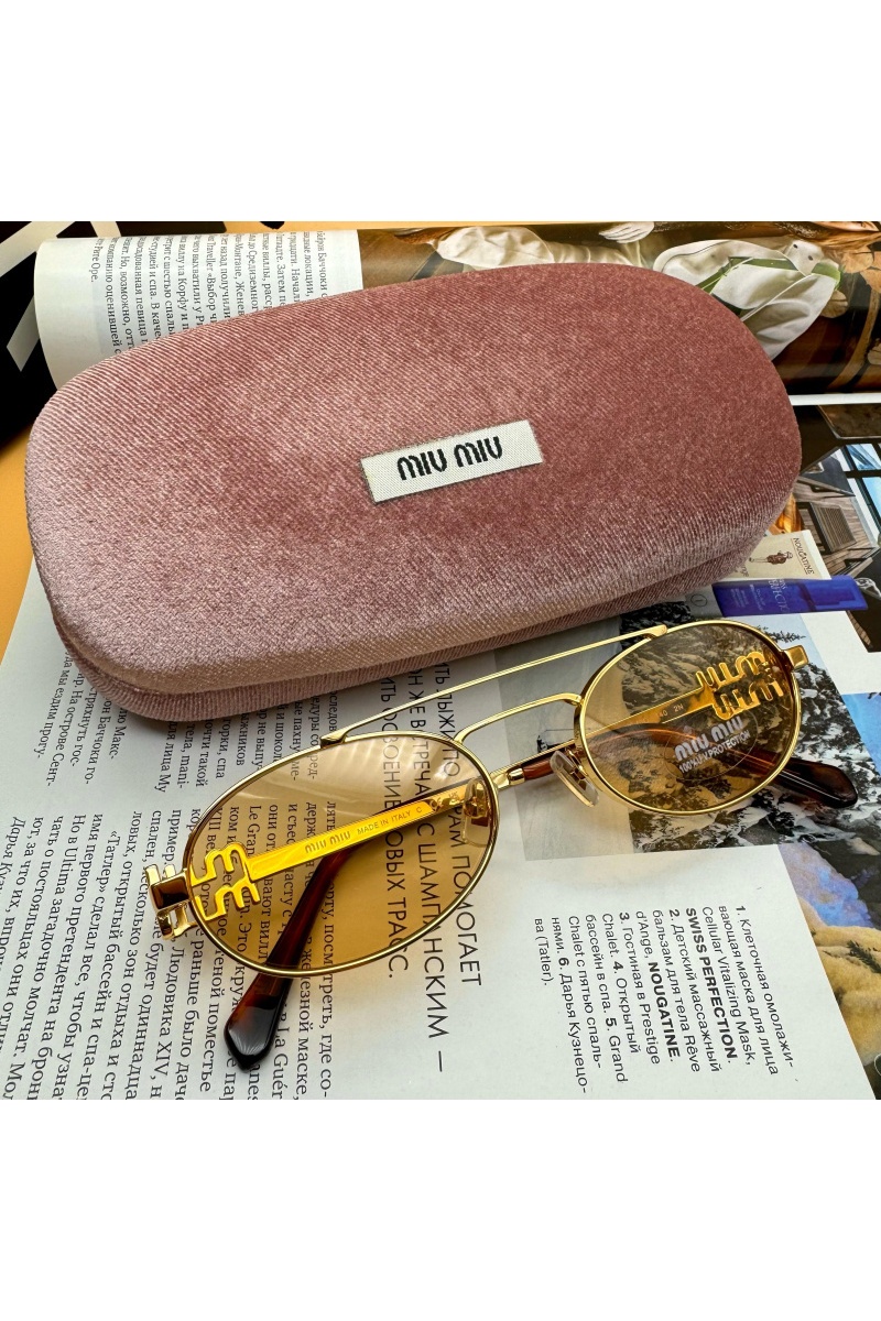 MIU MIU Женские солнцезащитные очки Oval