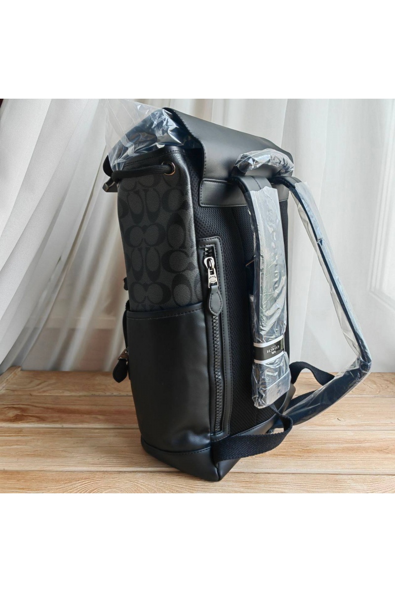 Coach Кожаный рюкзак Rivington 39x26 см
