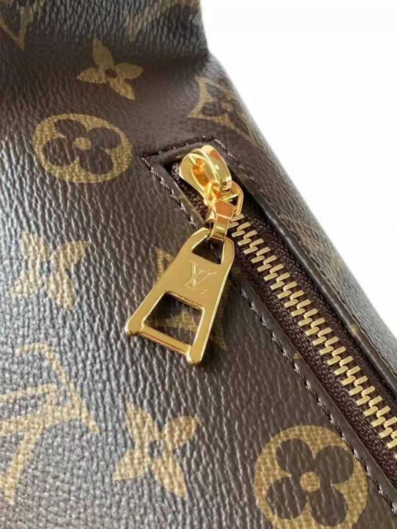 Lоuis Vuittоn Кожаная сумка на пояс Bumbag Monogram 35x17 см