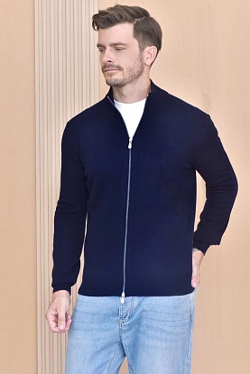 Кашемировый свитер Premium - Dark Blue