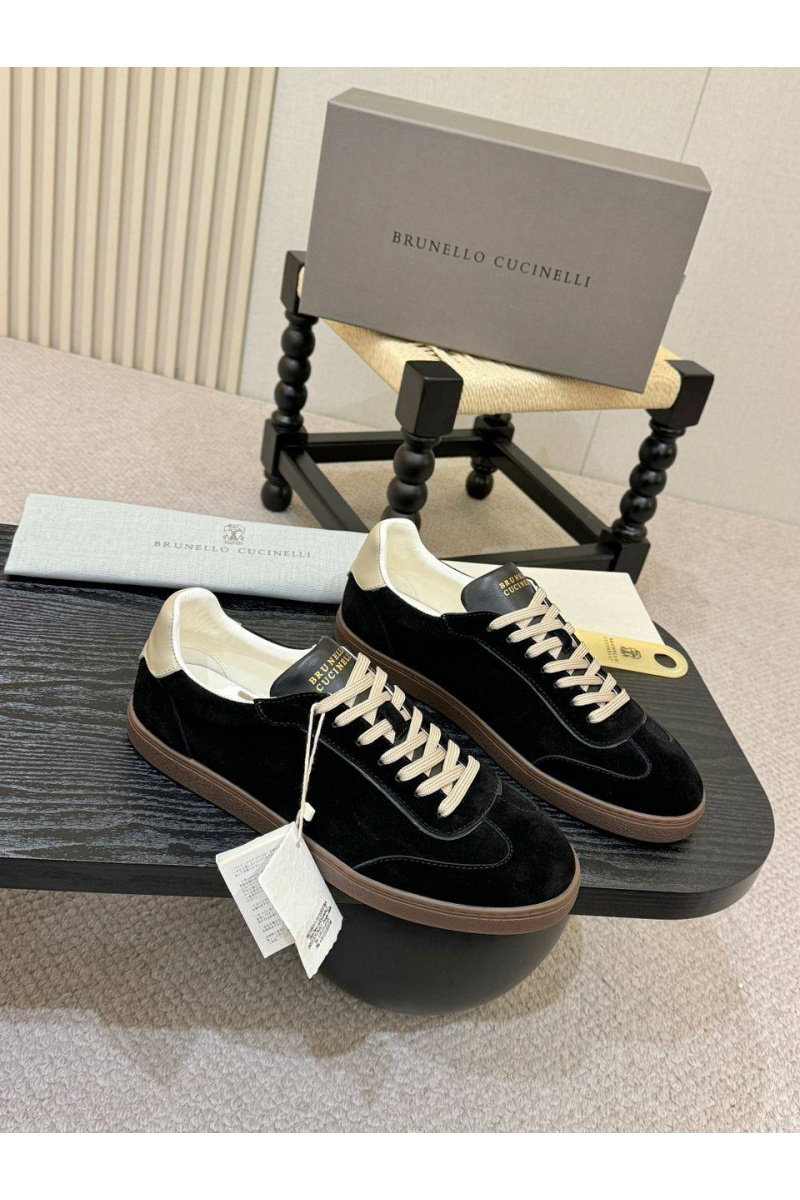 Brunеllо Сuсinеlli Замшевые кроссовки low-top - Black