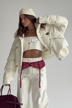 Женская куртка premium - White