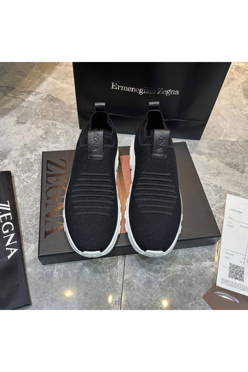 Zegna Мужские текстильные кроссовки