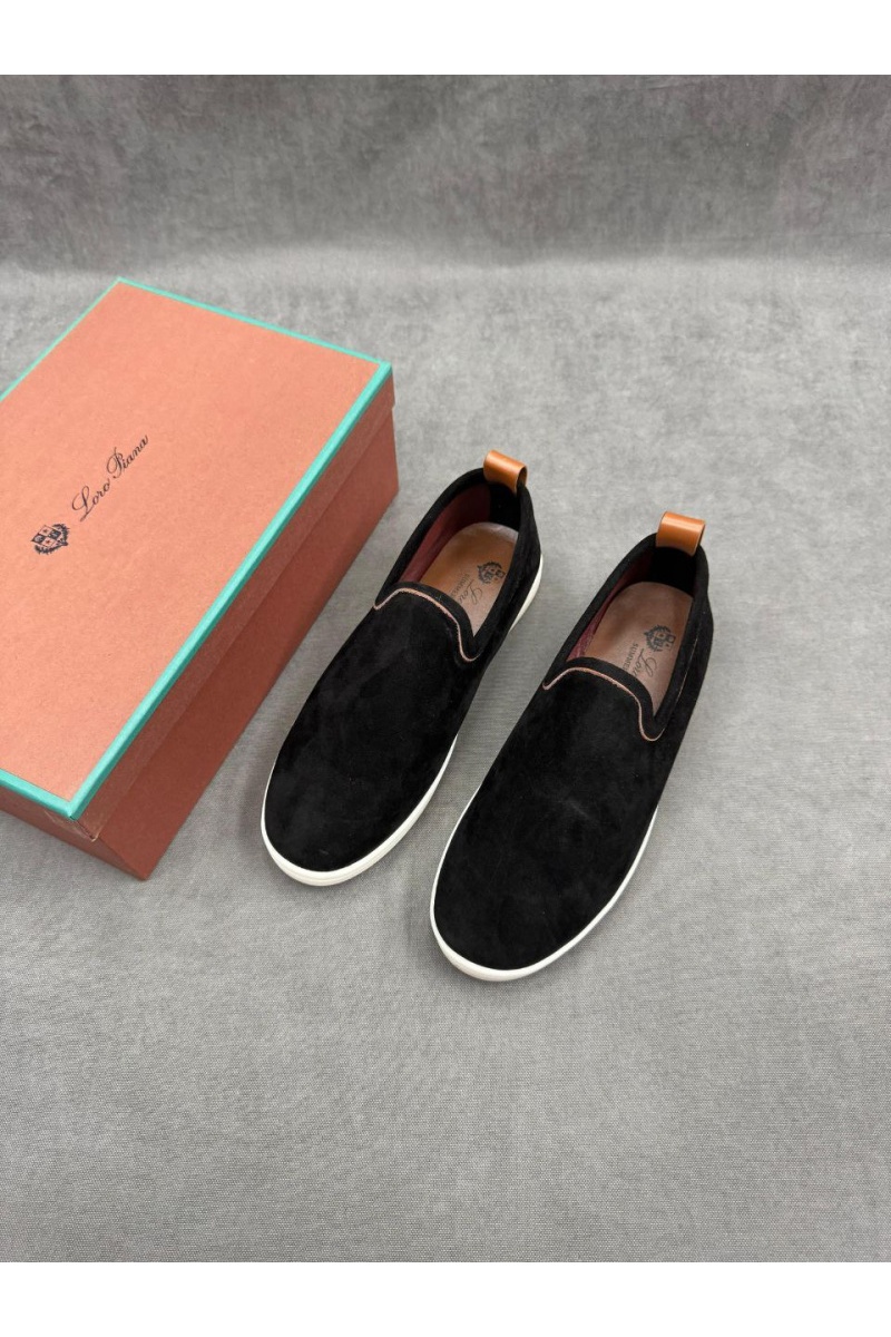 Loro Piana Мужские лоферы Venice Walk - Black