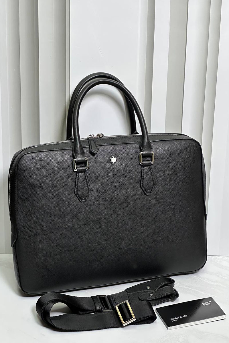 Montblanc Кожаный портфель Sartorial Premium 40x30x5 см